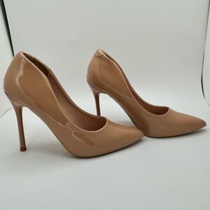 Beige High Heels Stilettos Fall Season Size 7.5